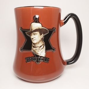 2015 The Duke John Wayne Embossed Brown Mug From John Wayne Enterprises